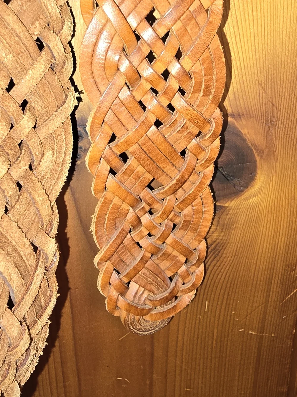 Eddie Bauer Braided Leather Belt - Brown